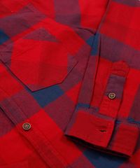 Camisa-Infantil-em-Flanela-Estampada-Xadrez-com-Bolso-Manga-Longa-Vermelha-9363304-Vermelho_3