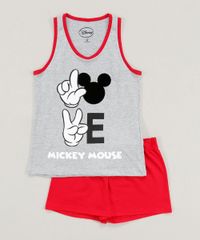 Pijama-Infantil-Mickey-Regata-Cinza-Mescla-9418636-Cinza_Mescla_1