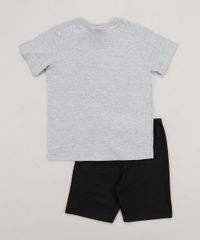 Pijama-Infantil--Original-New-York--Manga-Curta-Cinza-Mescla-9418589-Cinza_Mescla_2