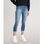 Calca-Jeans-Feminina-Cropped-Sawary-com-Brilho-Barra-Virada-Azul-Medio-9446782-Azul_Medio_1