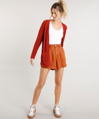 Short-Feminino-Cintura-Alta-com-Botoes-Caramelo-9458552-Caramelo_3 Short-Feminino-Cintura-Alta-com-Botoes-Caramelo-9458552-Caramelo_3