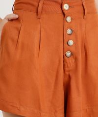 Short-Feminino-Cintura-Alta-com-Botoes-Caramelo-9458552-Caramelo_4 Short-Feminino-Cintura-Alta-com-Botoes-Caramelo-9458552-Caramelo_4