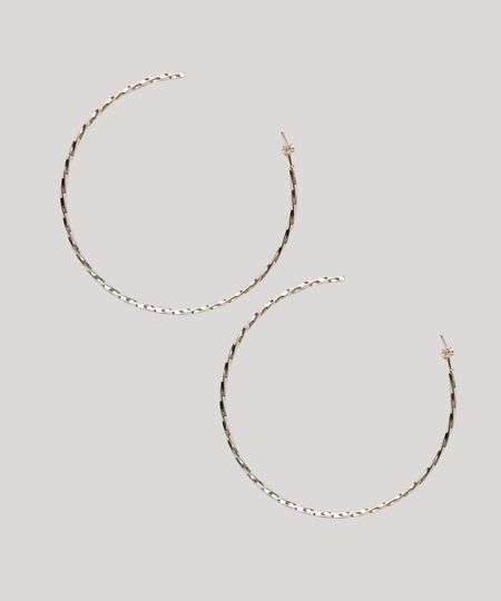 Brinco-Feminino-de-Argola-Texturizado-Dourado-9435982-Dourado_1 Brinco-Feminino-de-Argola-Texturizado-Dourado-9435982-Dourado_1