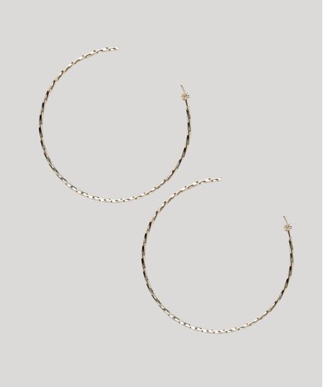 Brinco-Feminino-de-Argola-Texturizado-Dourado-9435982-Dourado_1