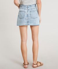 Saia-Jeans-Feminina-Curta-com-Ziper-de-Argola-Azul-Claro-9263427-Azul_Claro_2