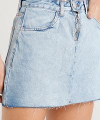Saia-Jeans-Feminina-Curta-com-Ziper-de-Argola-Azul-Claro-9263427-Azul_Claro_4