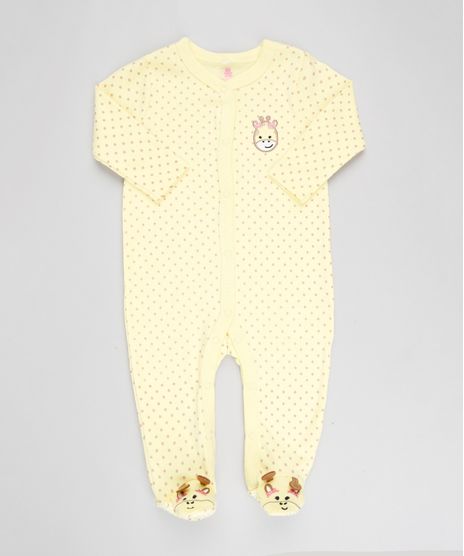 Macacao-Infantil-Girafa-Estampado-de-Poa-Manga-Longa-Amarelo-9188415-Amarelo_1