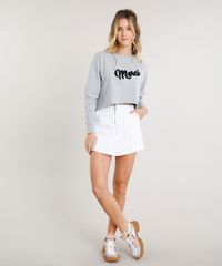 Saia-de-Sarja-Feminina-Curta-Listrada-com-Ziper-de-Argola-Branca-9418765-Branco_3