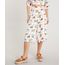 Calca-Pantacourt-Feminina-Cintura-Alta-Estampada-Floral-Branca-9368926-Branco_1