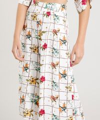 Calca-Pantacourt-Feminina-Cintura-Alta-Estampada-Floral-Branca-9368926-Branco_4