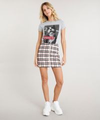 Blusa-Feminina-Cachorro--Namaste--Manga-Curta-Decote-Redondo-Cinza-Mescla-9388564-Cinza_Mescla_3