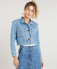 Jaqueta-Jeans-Cropped-Feminina-com-Bolsos-Azul-Claro-9458567-Azul_Claro_1