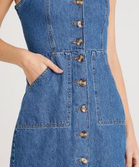 Vestido-Jeans-Feminino-Curto-com-Botoes-Azul-Medio-9458570-Azul_Medio_4