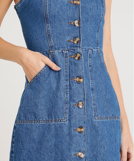 cea vestido jeans