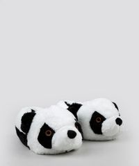 Pantufa-Infantil-de-Panda-com-Orelhinhas-Branca-9255395-Branco_1