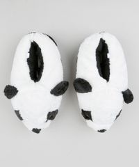 Pantufa-Infantil-de-Panda-com-Orelhinhas-Branca-9255395-Branco_4