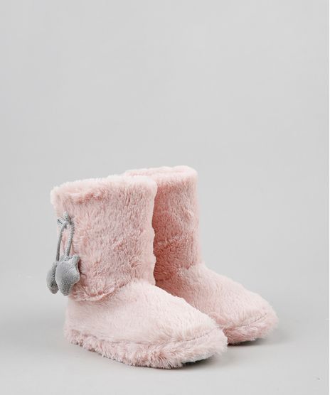 Bota-Pantufa-Infantil-com-Estrelas-Rosa-Claro-9255308-Rosa_Claro_1