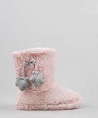 Bota-Pantufa-Infantil-com-Estrelas-Rosa-Claro-9255308-Rosa_Claro_2