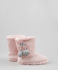 Bota-Pantufa-Infantil-com-Estrelas-Rosa-Claro-9255308-Rosa_Claro_3