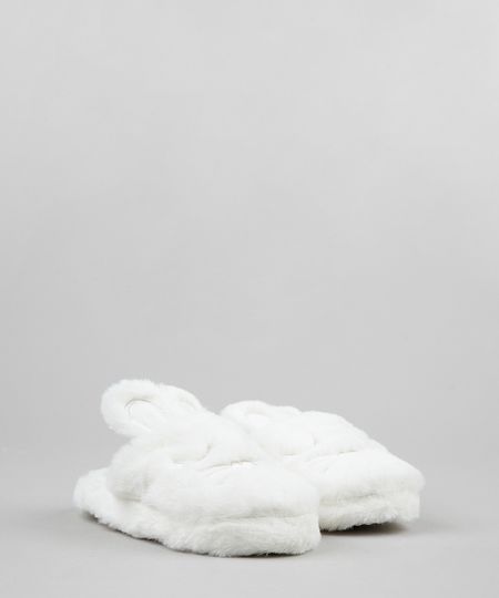 Pantufa Infantil Slipper Coelho Branca - 33 Menor preço em Pantufa Infantil Slipper Coelho Branca - 33