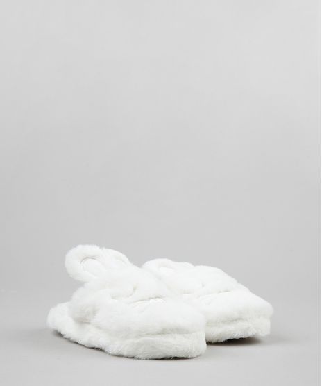 Pantufa-Infantil-Slipper-Coelho-Branca-9255281-Branco_1