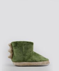 Bota-Pantufa-Infantil-de-Dinossauro-Verde-9255335-Verde_2