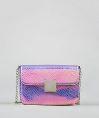 Bolsa-Feminina-Transversal-Iridescente-Alca-com-Corrente-Rosa-9325347-Rosa_1