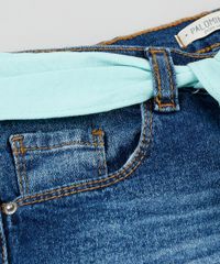 Short-Jeans-Infantil-com-Faixa-para-Amarrar-Azul-Medio-9376013-Azul_Medio_5