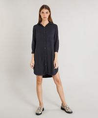 Chemise-Feminino-Mindset-Manga-7-8-Preto-9480160-Preto_3