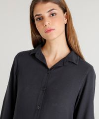 Chemise-Feminino-Mindset-Manga-7-8-Preto-9480160-Preto_4