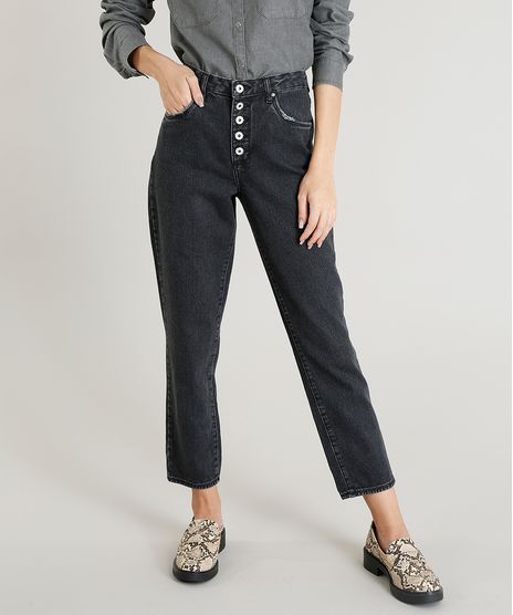 Calca-Jeans-Feminina-Mom-Pants-Mindset-Preta-9479849-Preto_1