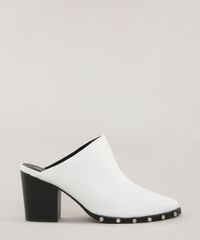 Mule-Feminino-Mindset-Bico-Fino-com-Tachas-Branco-9471967-Branco_1