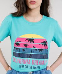 T-shirt-Feminina-Mindset--California-Dreaming--Manga-Curta-Verde-Agua-9329756-Verde_Agua_6