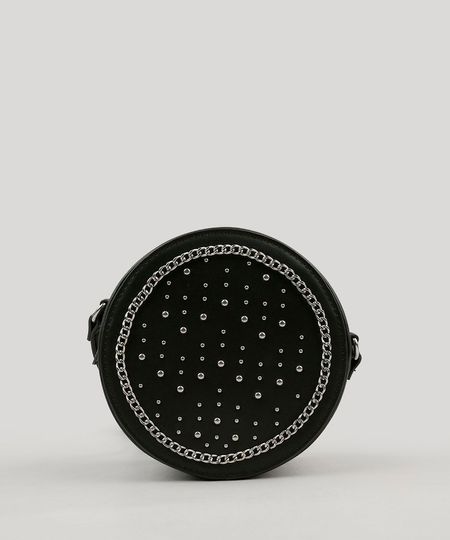 Bolsa-Feminina-Redonda-com-Tacha-e-Corrente-Preta-9100716-Preto_1 Bolsa-Feminina-Redonda-com-Tacha-e-Corrente-Preta-9100716-Preto_1