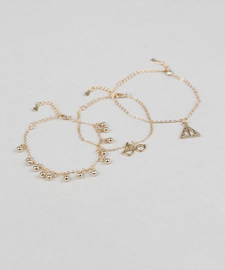 Kit-de-3-Pulseiras-Femininas-Harry-Potter-Dourada-9289216-Dourado_1 Kit-de-3-Pulseiras-Femininas-Harry-Potter-Dourada-9289216-Dourado_1