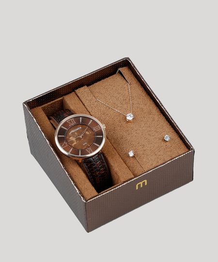 Kit-de-Relogio-Analogico-Mondaine-Feminino---Colar---Brinco---53713LPMVRH3K-Marrom-9398466-Marrom_1 Kit-de-Relogio-Analogico-Mondaine-Feminino---Colar---Brinco---53713LPMVRH3K-Marrom-9398466-Marrom_1