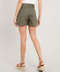 Bermuda-de-Sarja-Feminina-Girlfriend-Verde-Militar-9453723-Verde_Militar_2