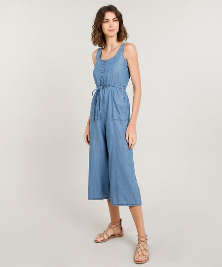 Macacao-Jeans-Feminino-Pantacourt-com-Botoes-Alca-Media-Azul-Claro-9453715-Azul_Claro_1 Macacao-Jeans-Feminino-Pantacourt-com-Botoes-Alca-Media-Azul-Claro-9453715-Azul_Claro_1