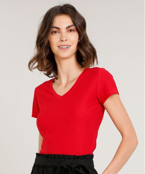 Blusa-Feminina-Basica-Flame-Decote-V-Manga-Curta-Vermelha-1-8525926-Vermelho_1_1