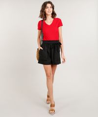 Blusa-Feminina-Basica-Flame-Decote-V-Manga-Curta-Vermelha-1-8525926-Vermelho_1_3