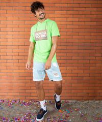 Camiseta-Masculina-Carnaval-Ursinho--Inimigo-do-Fim--com-Capuz-de-Orelhinhas-Manga-Curta--Verde-Claro-9482595-Verde_Claro_2