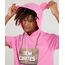 Camiseta-Masculina-Carnaval-Ursinho--Sem-Limites--com-Capuz-de-Orelhinhas-Manga-Curta--Rosa-9482591-Rosa_1