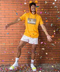 Camiseta-Masculina-Carnaval-Ursinho--So-Resenha--com-Capuz-de-Orelhinhas-Manga-Curta--Amarela-9482594-Amarelo_2