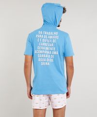 Camiseta-Masculina-Carnaval-Ursinho--Queima-Largada--com-Capuz-de-Orelhinhas-Manga-Curta--Azul-9482596-Azul_3