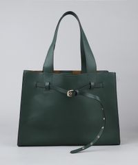 Bolsa-Feminina-Tote-com-Fivela-e-Ilhos-Verde-9379097-Verde_1