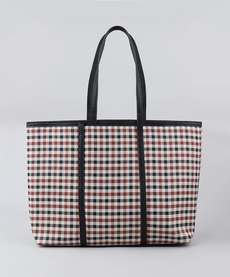 Bolsa-Shopper-Feminina-Estampada-Xadrez-Preta-9385566-Preto_1 Bolsa-Shopper-Feminina-Estampada-Xadrez-Preta-9385566-Preto_1