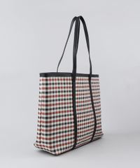 Bolsa-Shopper-Feminina-Estampada-Xadrez-Preta-9385566-Preto_3
