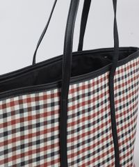 Bolsa-Shopper-Feminina-Estampada-Xadrez-Preta-9385566-Preto_4
