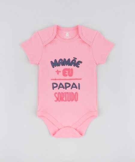 Body-Infantil--Papai-Sortudo--Manga-Curta-Decote-Redondo-Rosa-9208104-Rosa_1