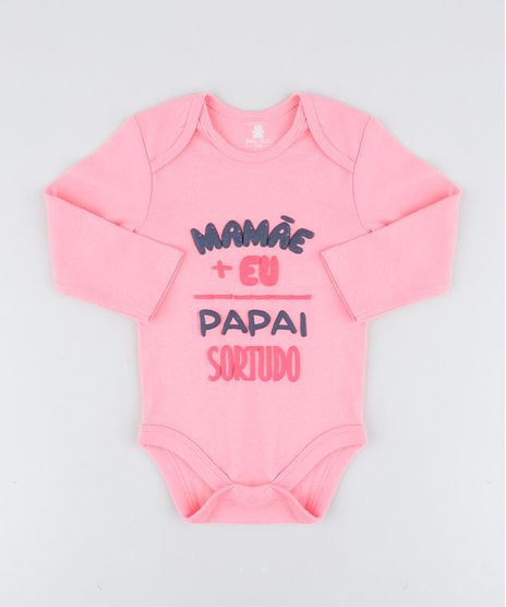 Body-Infantil--Papai-Sortudo--Manga-Longa-Decote-Redondo-Rosa-9208108-Rosa_1